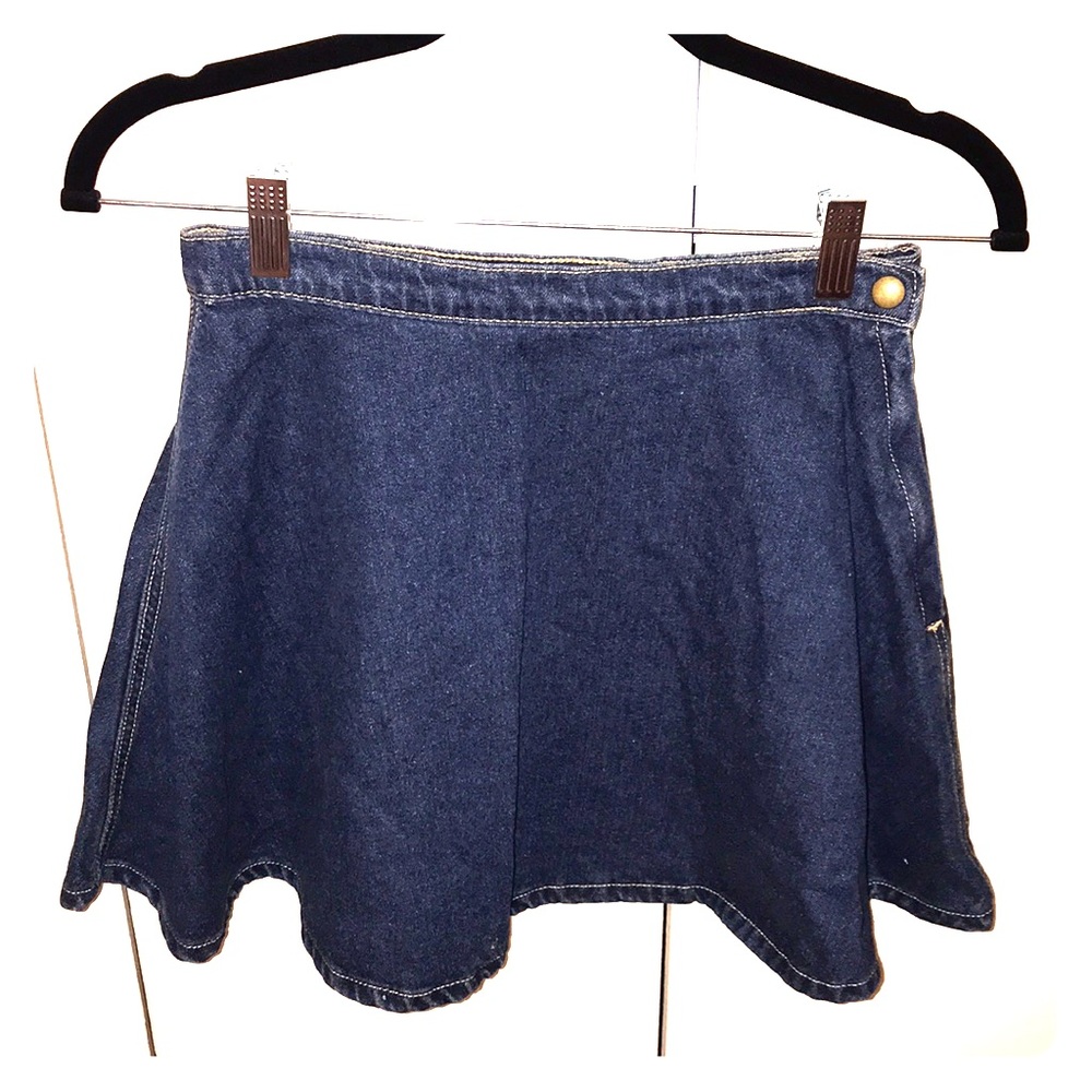 American Apparel denim skirt